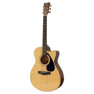 Đàn Guitar Acoustic Yamaha FS100C dáng A khuyết, mặt gỗ Spruce, mặt phím Rosewood, có ty chỉnh cần. Phù hợp cho người mới học guitar, đệm hát và chơi giải trí.