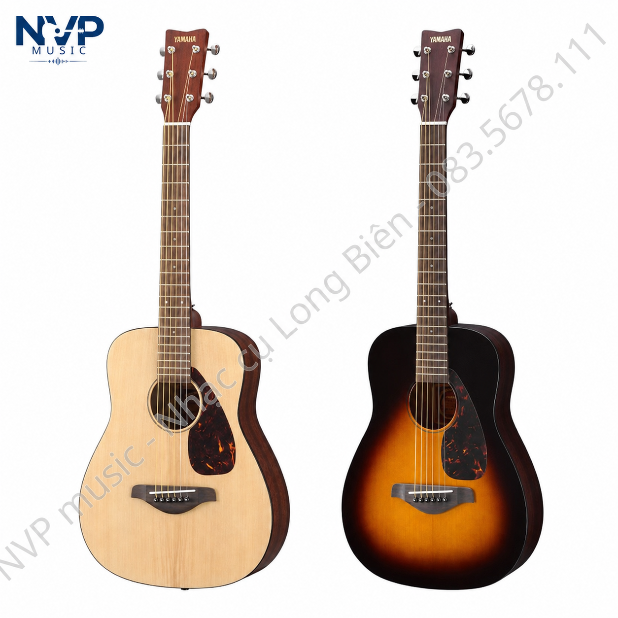 Đàn Guitar Acoustic Yamaha JR2 size 3/4 chính hãng với mặt gỗ Spruce, lưng hông Mahogany Pattern UTF và kèm bao đàn. Phù hợp cho trẻ em, người mới học guitar và du lịch.