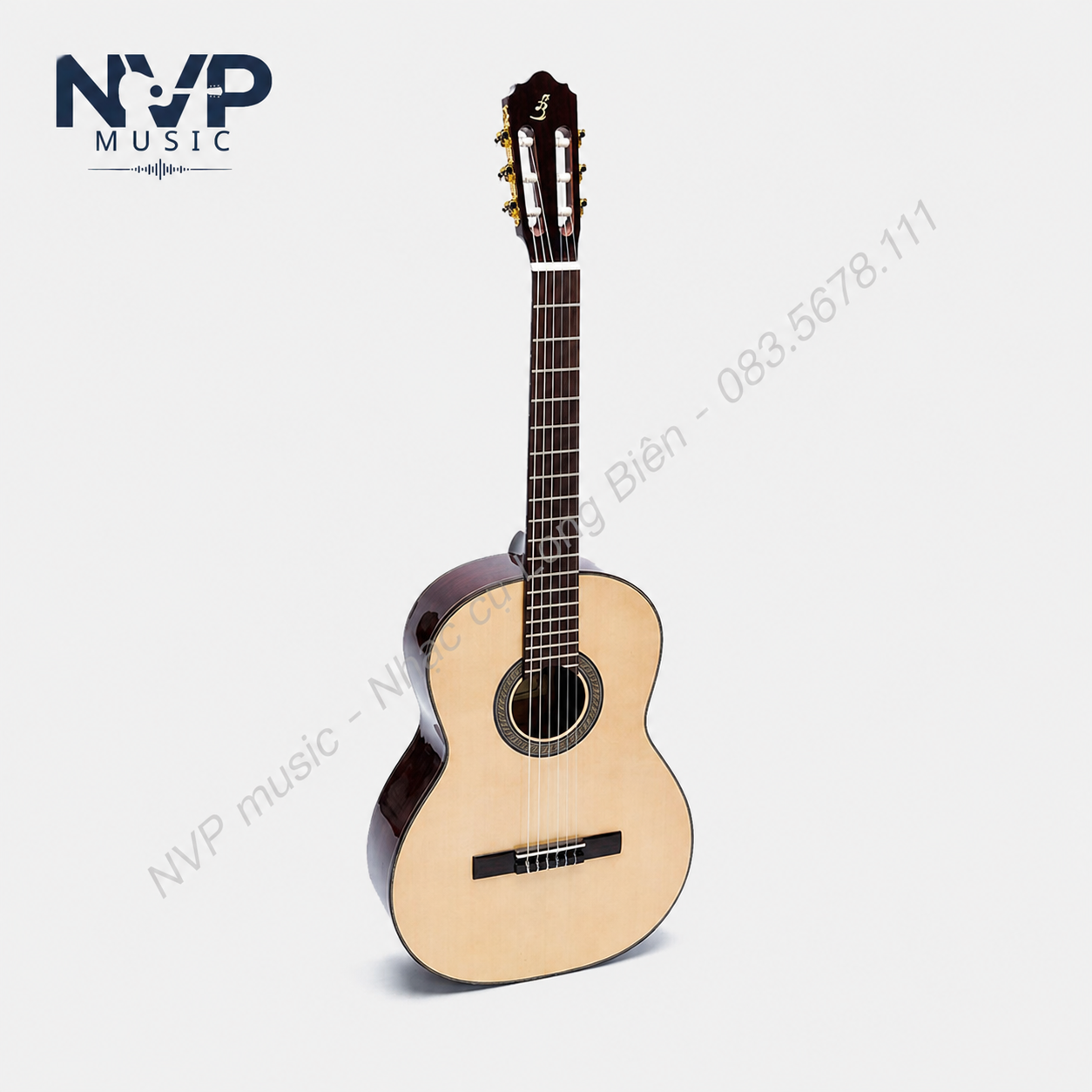 Đàn Guitar Classic Ba Đờn C-150 mặt gỗ Thông Sitka, lưng hông Hồng Đào cao cấp, dây Alice AC130, âm thanh ấm áp, phù hợp người mới học và học sinh sinh viên.