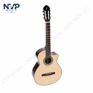 Đàn Guitar Classic Ba Đờn C-170-J mặt gỗ Thông Sitka, lưng hông Hồng Đào cao cấp, cần gỗ Giá Tỵ có ty chỉnh cần, phù hợp người mới học guitar cổ điển.