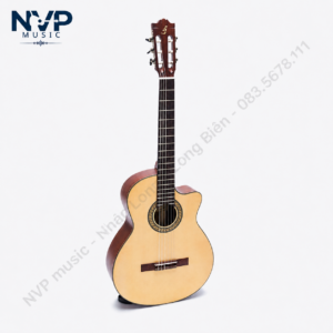 Đàn Guitar Classic Ba Đờn C-300-J mặt gỗ Thông Sitka hoặc Cedar, lưng hông Hồng Đào cao cấp, dây R18, khóa Japan và ty chống cong cần. Phù hợp cho người chơi guitar cổ điển trung cấp và cao cấp.