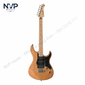 Đàn Guitar Điện Yamaha PAC112VMX Yellow Natural Satin với thân Alder, pickup Alnico V HSS, mặt phím Maple và công tắc 5 vị trí. Phù hợp cho Rock, Blues, Pop và người mới học guitar điện.