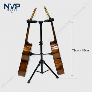 Giá Treo 2 Đàn Guitar HY-313, Chân Để Đàn, Móc treo Guitar Stand