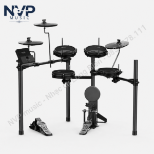 Trống Điện Tử Nux DM110 8 pads, 12 preset Drum Kit, 3 user Kit, Master EQ, Reverb, USB/MIDI/Bluetooth, phù hợp luyện tập, biểu diễn và thu âm chuyên nghiệp.